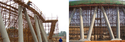 钢筋混凝土淋水塔及附属工程施工